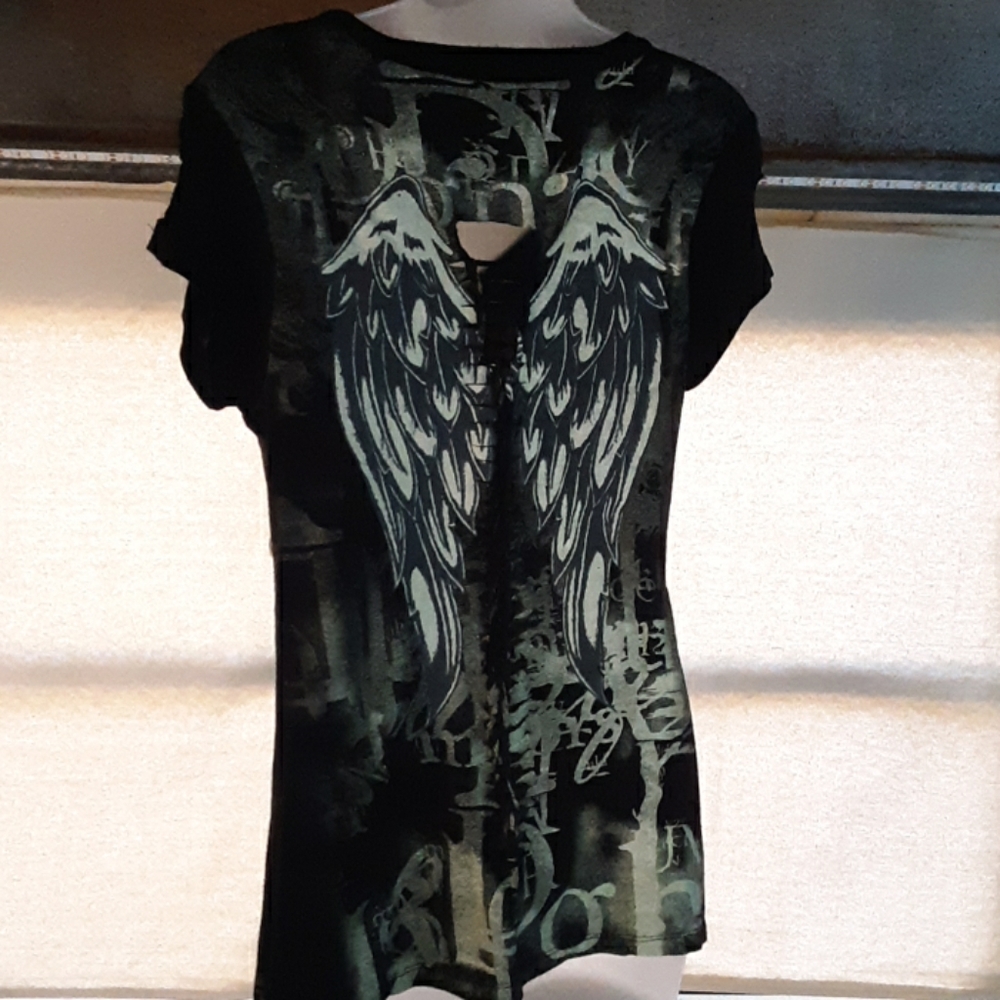 Angel winged t shirt